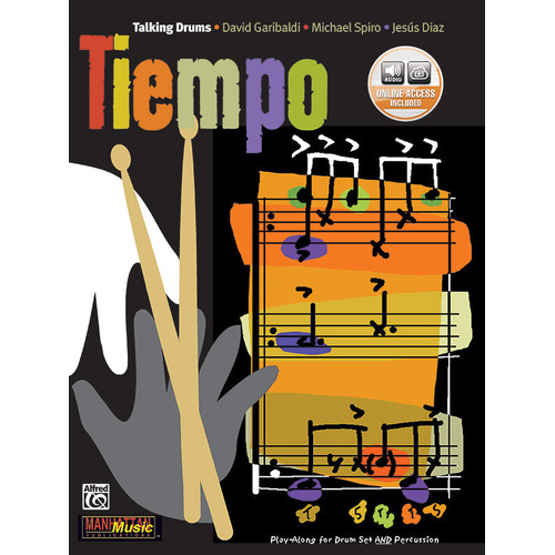 Tiempo Talking Drums Book with 2 CDs for Percussion and Instrumentalists