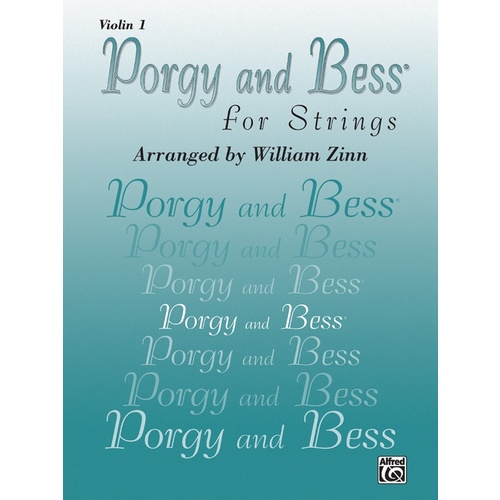 Porgy And Bess For Strings Violin1 Part Arr Zinn