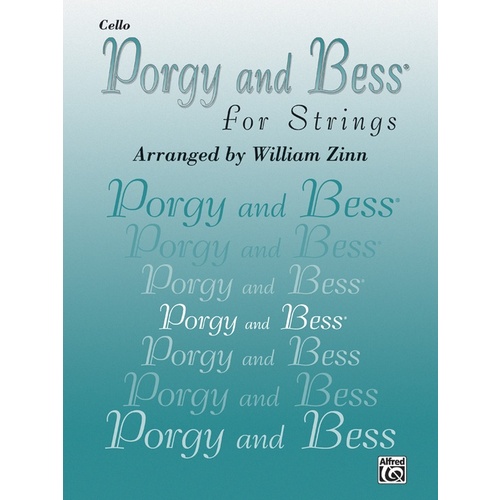 Porgy And Bess For Strings Vc Part Arr Zinn