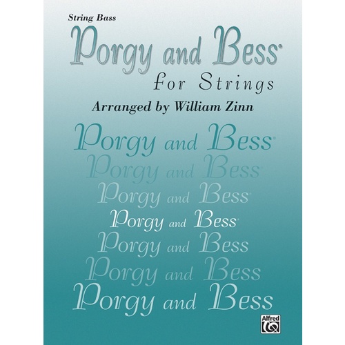 Porgy And Bess For Strings Bass