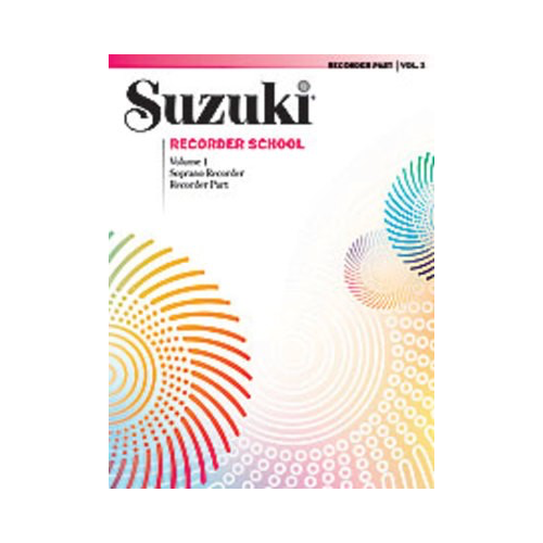 Suzuki Soprano Recorder Book 1 Rec Part - Descant Recorder Summy Birchard