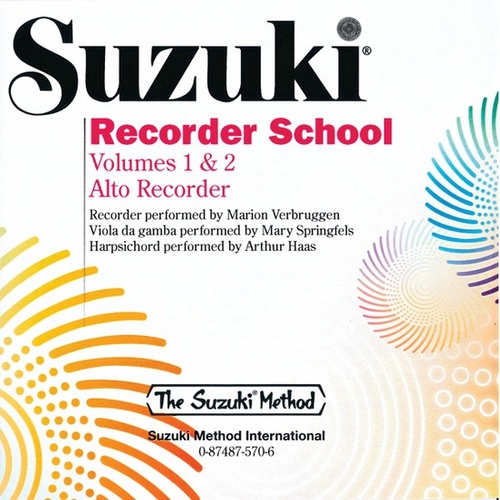 Suzuki Recorder School Volume 1 & 2 for Alto with CD