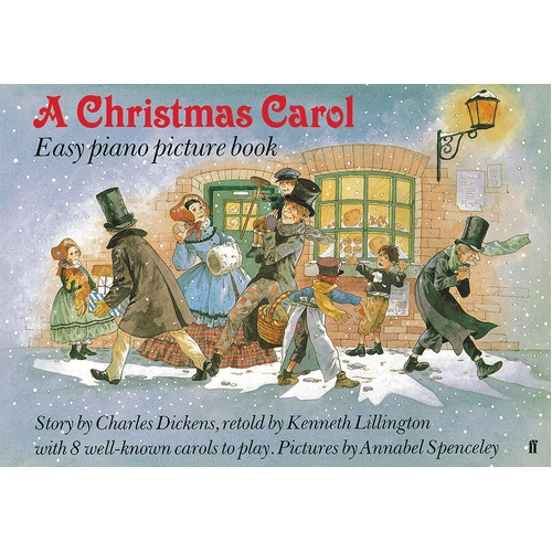 Christmas Carol Easy Piano Picture Book with Illustrations and Carols