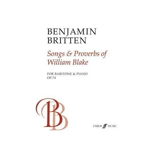 Songs and Proverbs Blake - Vocal Sheet Music Album