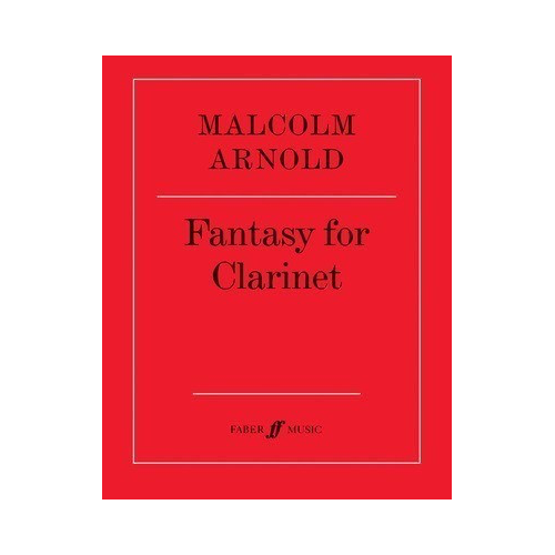 Fantasy for Clarinet by Malcolm Arnold - Clarinet Solo Sheet Music