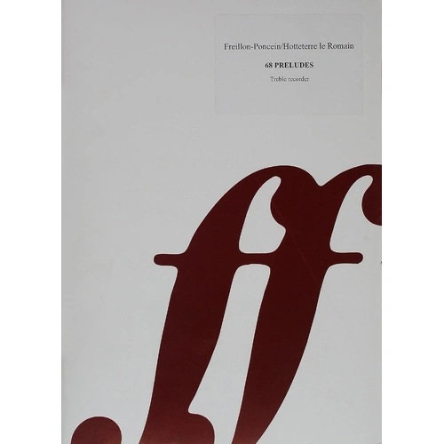 68 Preludes for Solo Treble Recorder Sheet Music