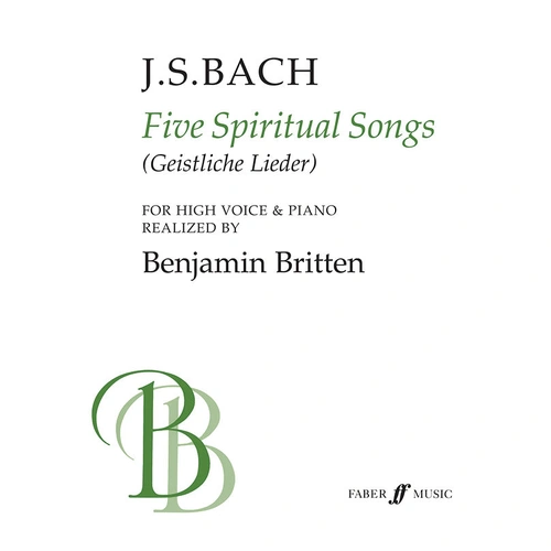 Spiritual Songs 5 for High Voice and Piano Sheet Music