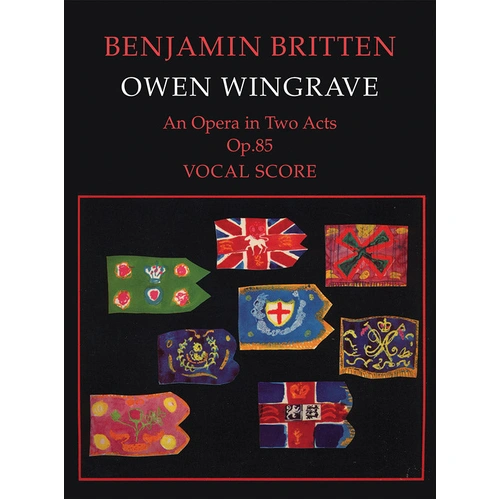Owen Wingrave An Opera in 2 Acts Op.85 Vocal Score - Faber 0571505023