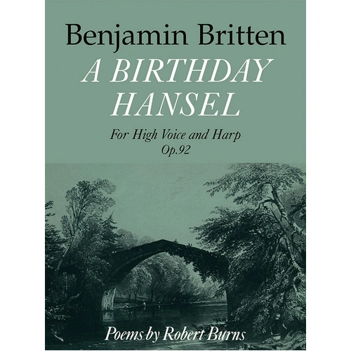Birthday Hansel for High Voice and Harp - Cello Sheet Music