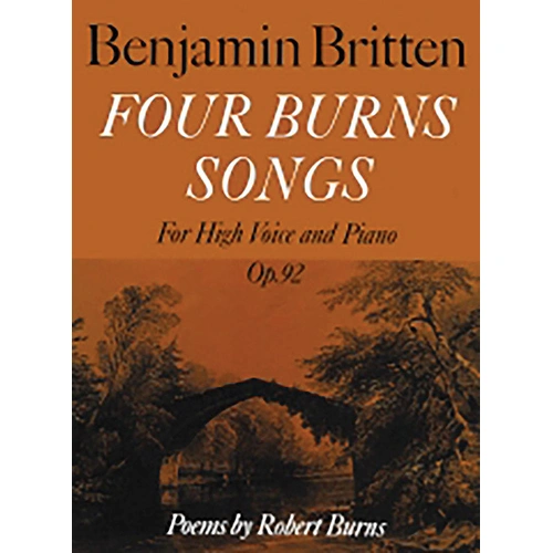 Burns Songs 4 High Voice with Piano Accompaniment