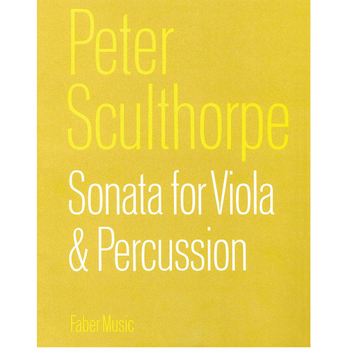 Sonata for Viola and Percussion Sheet Music