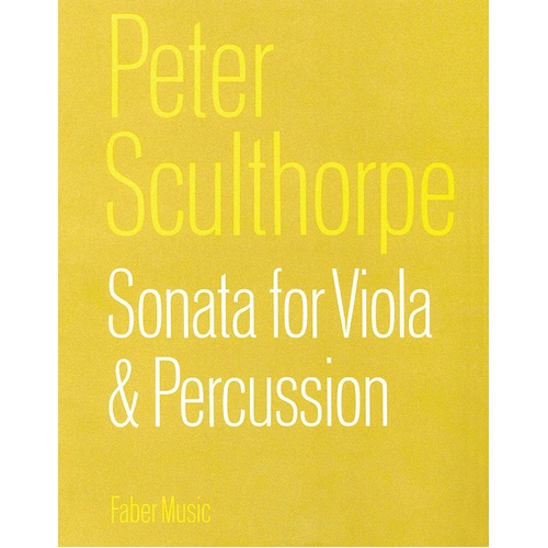 Sonata for Viola and Percussion Sheet Music