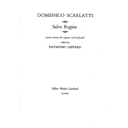 Salve Regina Sop/Kbd Vocal Sc