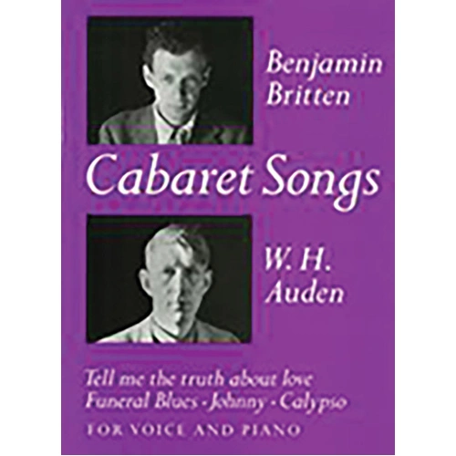 Cabaret Songs - Vocal Sheet Music for Piano and Voice