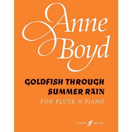 Goldfish Through Summer Rain For Flute And Piano