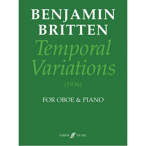 Temporal Variations for Oboe and Piano Sheet Music