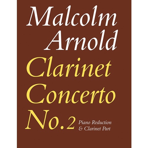 Clarinet Concerto No 2 Clarinet/Piano