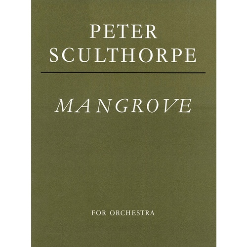 Mangrove For Orchestra - Score
