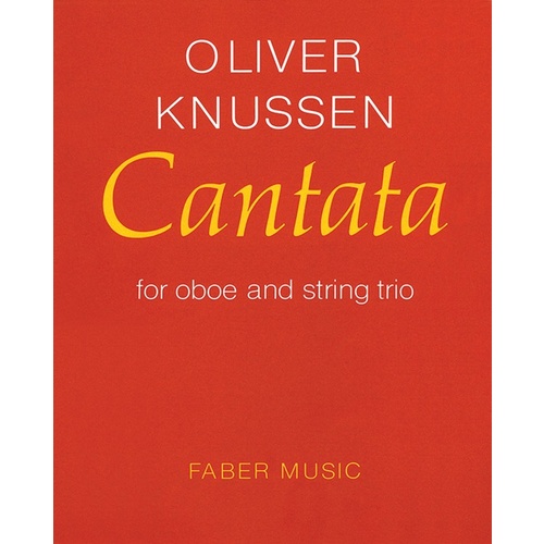 Cantata Op 15  Ob/Str Trio Score