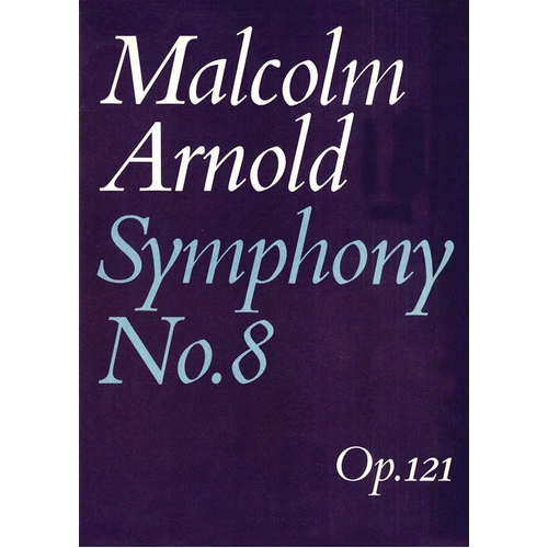 Symphony No. 8 Op. 124 for Orchestra (1978) Full Score - Faber 0571506380