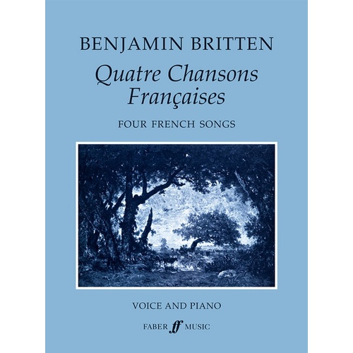 Quatre Chansons Franc Vocal Sc