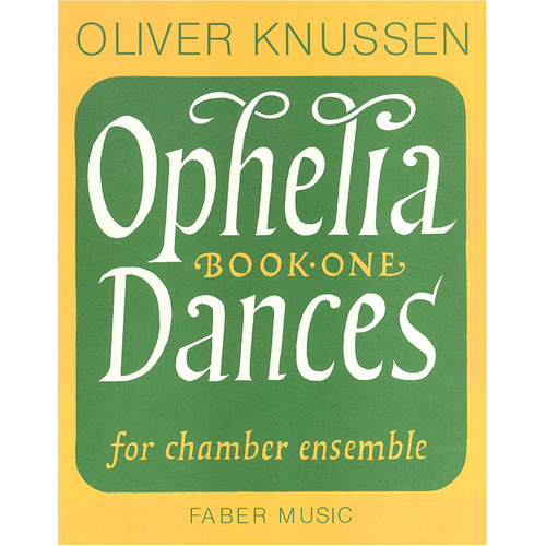 Ophelia Dances Book 1 Op. 13 Full Score for Chamber Ensemble of 9 Players - Faber 0571506658