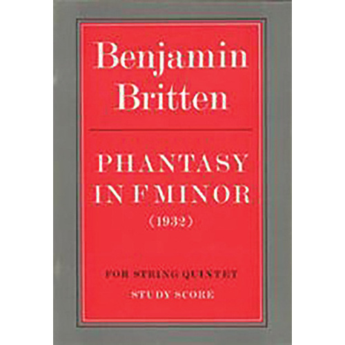 Phantasy String Quintet Study Score - 2 Violins, 2 Violas & Cello - Faber 0571506666