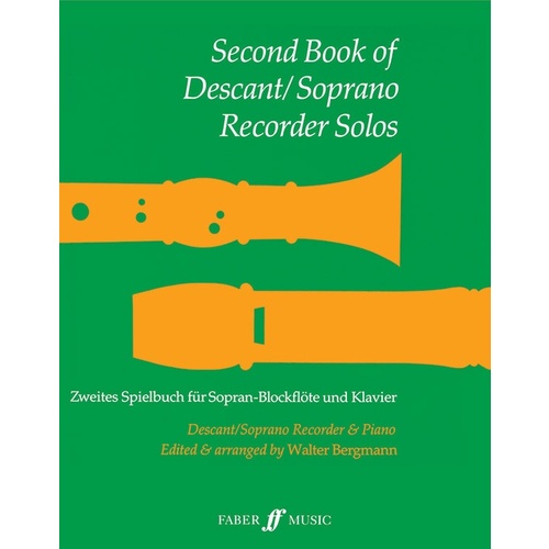 Second Book Of Descant/Soprano Recorder Solos