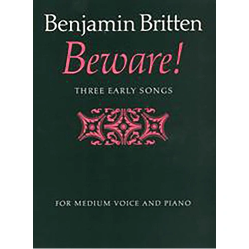 Beware! 3 Songs (Medium Voice & Piano) - Faber 057150762X
