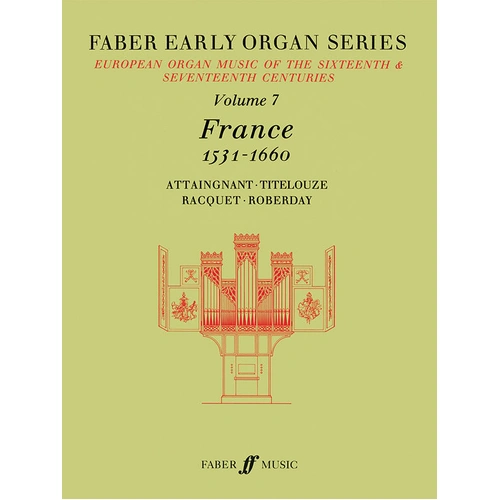 Faber Early Organ Series - Volume 7 (France) - Faber 0571507778