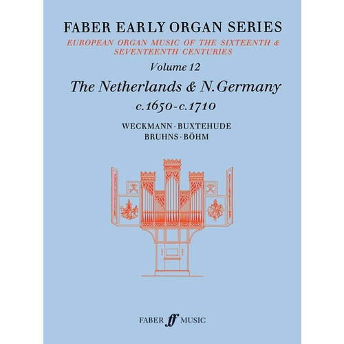 Early Organ Series Book 12 Ger 1650-1710 Ed Dalton
