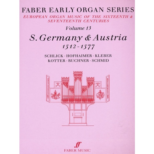 Faber Early Organ Book 13 (Sth Germany) Ed Dalton