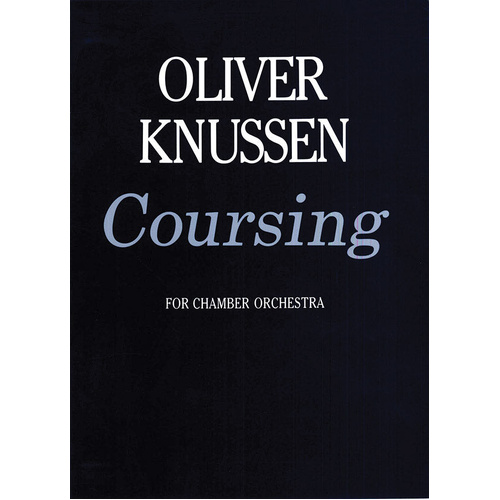 Coursing (Interlude No.1) Op.17 Full Score for Chamber Instrumental Ensemble - Faber 0571507905