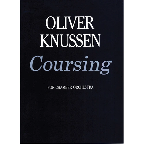 Coursing (Interlude No.1) Op.17 for Chamber Instrumental Ensemble Full Score - Faber 0571507905