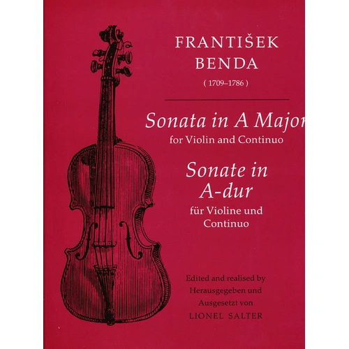 Sonata in A for Violin and Piano - Faber 0571507956