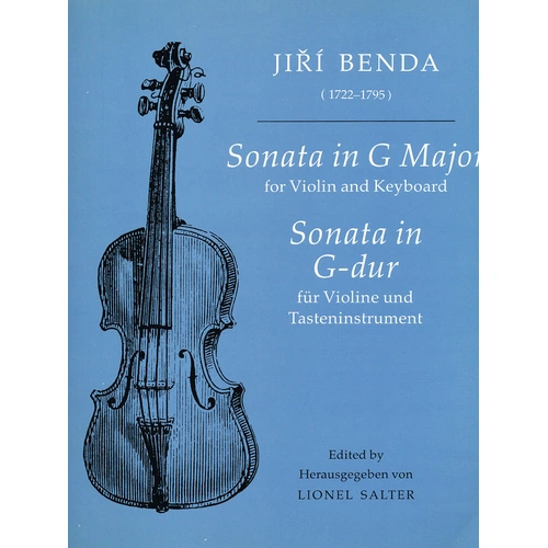 Benda: Sonata in G for Violin and Piano Sheet Music