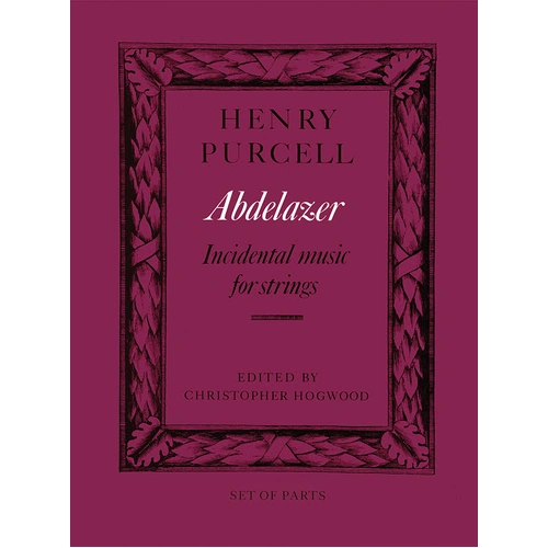 Abdelazer PTS String Orchestra Sheet Music