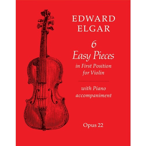 Easy Pieces 6 Op 22 Violin And Piano
