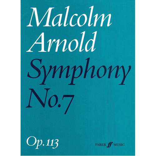 Symphony No.7 Op. 113 for Orchestra (1973) Full Score - Faber 0571508502