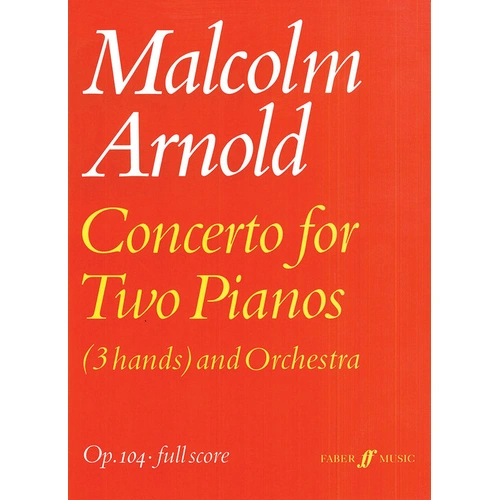 Concerto for 2 Pianos & Orchestra (Full Score) - Faber 0571508510