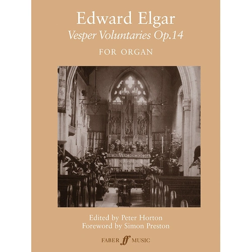 Vesper Voluntaries for Organ and Piano Sheet Music Edition by Peter Horton