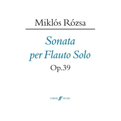 Sonata Op 39 for Flute and Piano Sheet Music