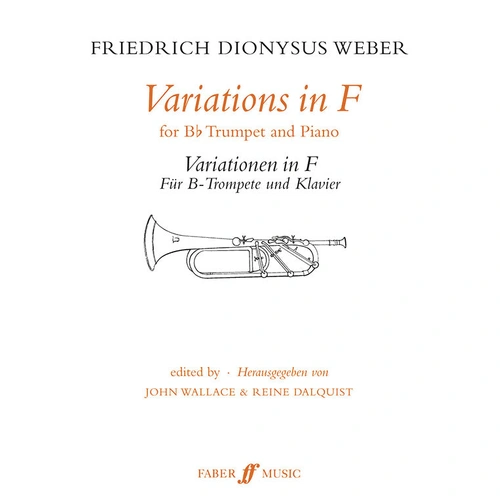 Variations in F for Baritone and Piano Sheet Music