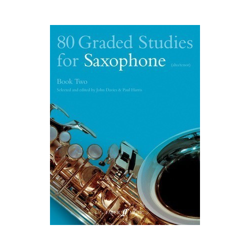 80 Graded Studies for Saxophone Book 2 by John Davies and Paul Harris