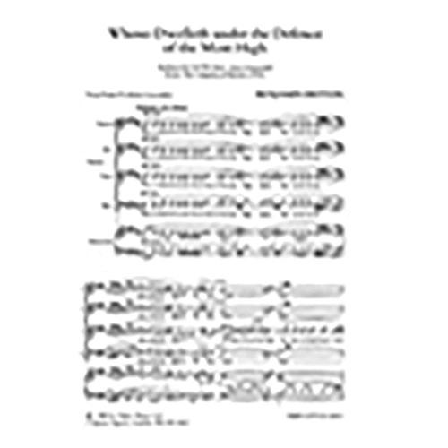 Whoso Dwelleth Under The Defence SSAATTBB Choral Sheet Music