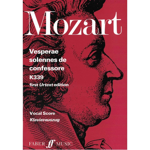 Solemn Vespers Vocal Sheet Music - Mozart Urtext Edition K339