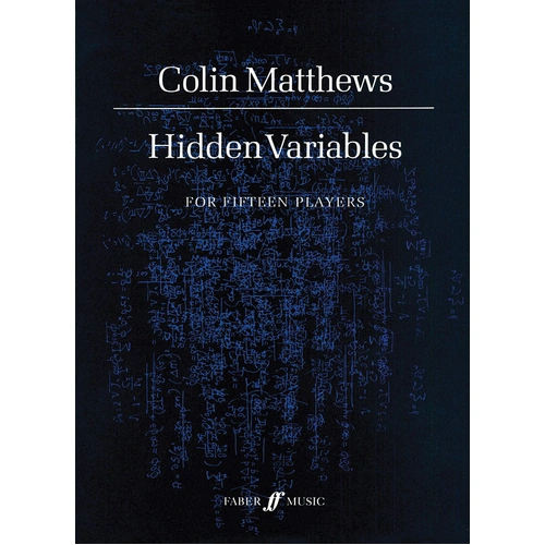 Hidden Variables Full Score for Chamber Orchestra of 15 Players - Faber 0571511872