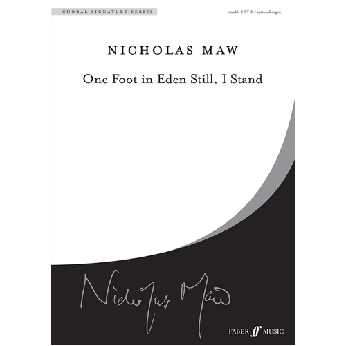 One Foot in Eden - SATB Soloists, SATB Chorus with Optional Organ - Faber 0571514065