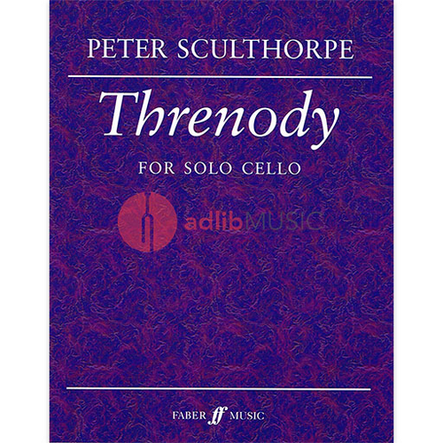 Threnody for Solo Cello Sheet Music
