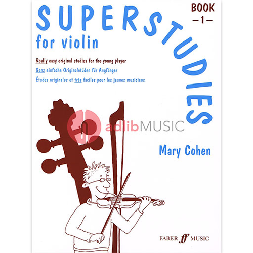 Superstudies for Violin Book 1 - Sheet Music and Method Book for Young Players